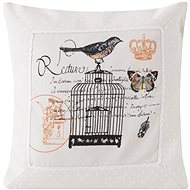 with printed trim, - Pillowcase
