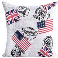 with flag printing , - Pillowcase