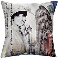 with portrait print - Pillowcase