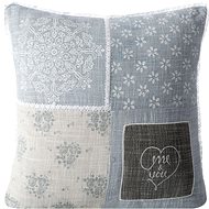 with print and lace - Pillowcase
