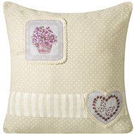 with a polka dot print, - Pillowcase