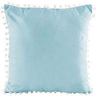 Decorative decorated with pompoms - Pillowcase
