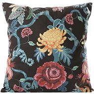Velvet pillowcase with floral print, 45x45 cm - Pillowcase