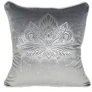 Velvet with silver print - Pillowcase