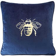 Eurofirany Pillowcase, Velvet with print, decorated with decorative border - Pillowcase