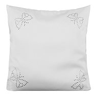 with a butterfly decorated with crystals, - Pillowcase