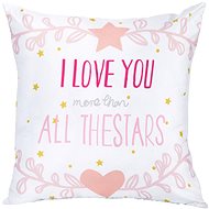 Eurofirany pillowcase, with printed letters - Pillowcase