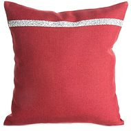 decorated with cubic zirconia, - Pillowcase