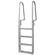 Pool Ladder with 4 Steps Aluminium 167cm - Pool Ladder