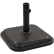 Parasol Stand Black Concrete Square 12kg - Umbrella Stand