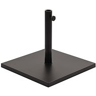 Parasol Stand Black Square 18kg - Umbrella Stand