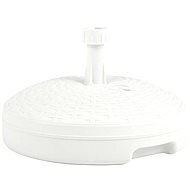 Umbrella stand filled with water/sand 20 l white plastic - Umbrella Stand