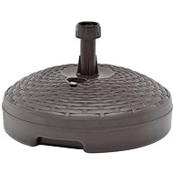 Umbrella stand filled with water/sand 20 l brown plastic - Umbrella Stand