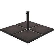 Parasol Stand with a Square Load of Black 85cm - Umbrella Stand