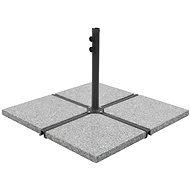 Parasol stand with a square weight gray-black - Umbrella Stand