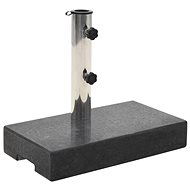 Umbrella stand granite 25 kg rectangular black - Umbrella Stand