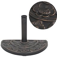 Umbrella stand, resin, hemispherical, bronze 9 kg - Umbrella Stand