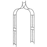 Garden arch black 120 x 38 x 258 cm iron - Garden Arch