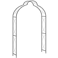 Garden arch black 150 x 34 x 240 cm iron - Garden Arch