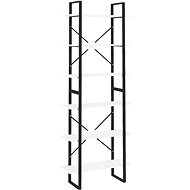 Shumee vysoký bílý 80×30×210 cm dřevotříska, 806537 - Regál