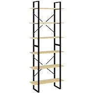 Shumee vysoký 80×30×210 cm masivní borové dřevo, 806542 - Regál