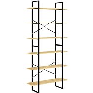 Shumee vysoký 100×30×210 cm masivní borové dřevo, 806562 - Regál