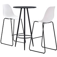 3-piece bar set plastic white 279712 - Bar Set
