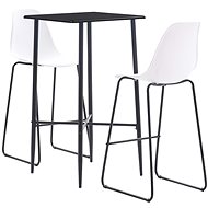 3-piece bar set plastic white 279919 - Bar Set