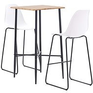 3-piece bar set plastic white 3051302 - Bar Set