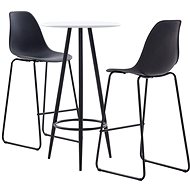 3-piece bar set plastic black 279760 - Bar Set