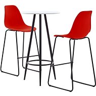 3-piece bar set plastic red 279770 - Bar Set