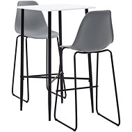 3-piece bar set plastic gray 279974 - Bar Set
