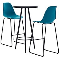 3-piece bar set plastic turquoise 279718 - Bar Set