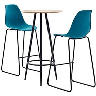 3-piece bar set plastic turquoise 279810 - Bar Set