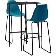 3-piece bar set plastic turquoise 279925 - Bar Set