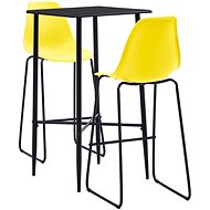 3-piece bar set plastic yellow 279929 - Bar Set