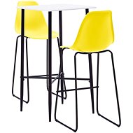 3-piece bar set plastic yellow 279980 - Bar Set