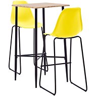 3-piece bar set plastic yellow 3050031 - Bar Set