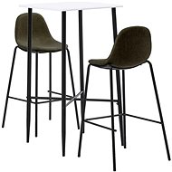 3-piece bar set textile brown 3050010 - Bar Set