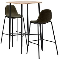 3-piece bar set textile brown 3050061 - Bar Set