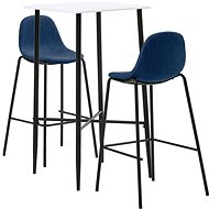 3-piece bar set textile blue 3050012 - Bar Set