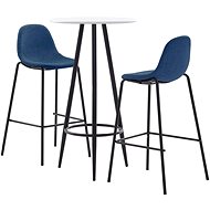 3-piece bar set textile blue 3051135 - Bar Set