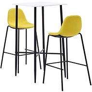 3-piece bar set textile yellow 3050018 - Bar Set