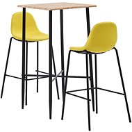 3-piece bar set textile yellow 3050069 - Bar Set