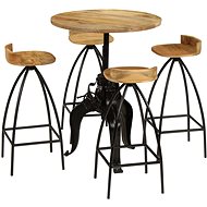 5-piece bar set solid mango wood 245272 - Bar Set