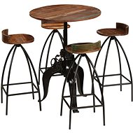 5-piece bar set solid recycled wood 245273 - Bar Set