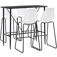 5-piece bar set plastic white 279850 - Bar Set