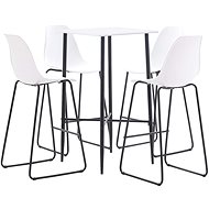 5-piece bar set plastic white 3051300 - Bar Set