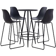 5-piece bar set plastic black 279715 - Bar Set