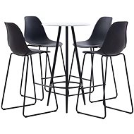 5-piece bar set plastic black 279761 - Bar Set